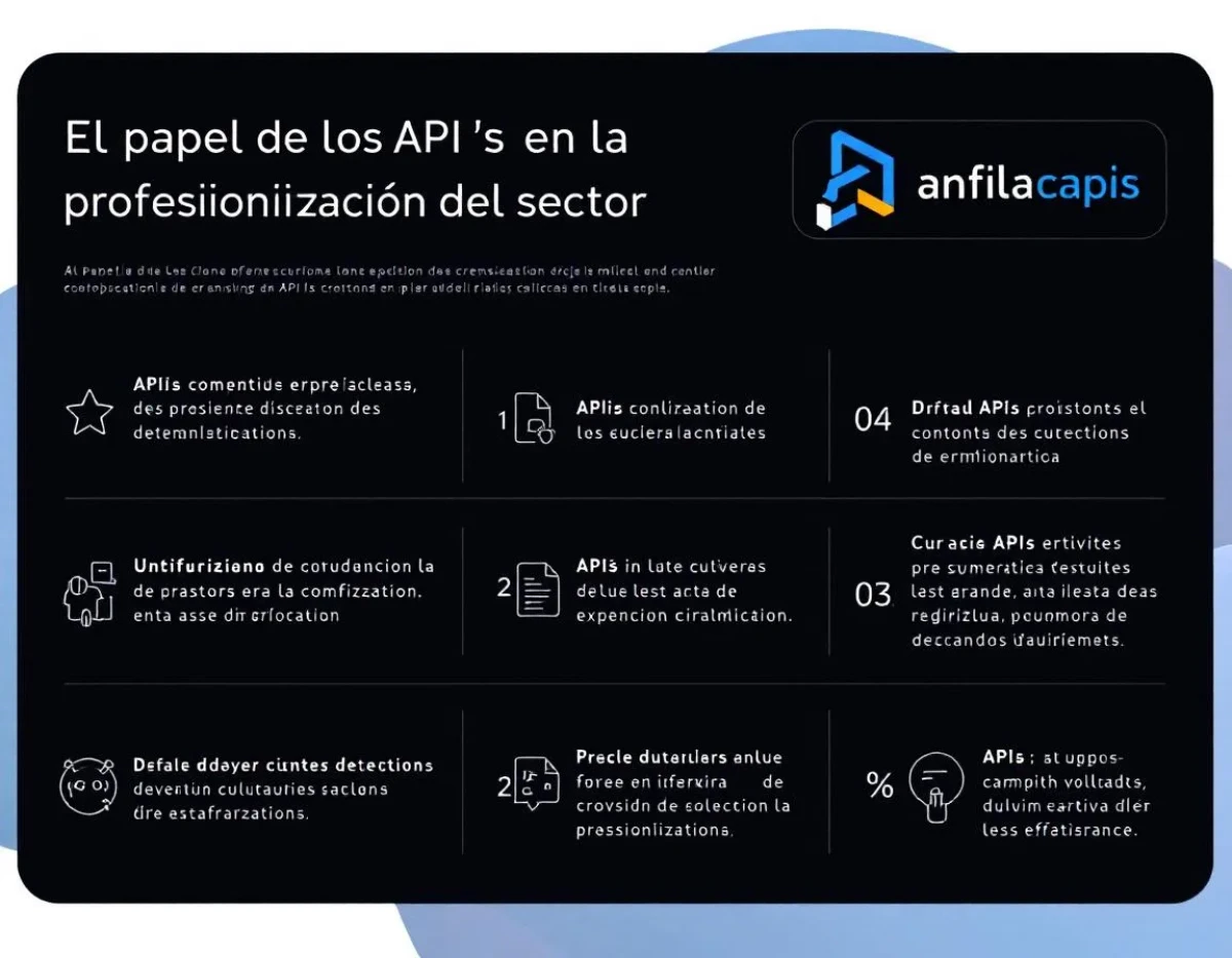 El papel de los APIs en la profesionalización del sector