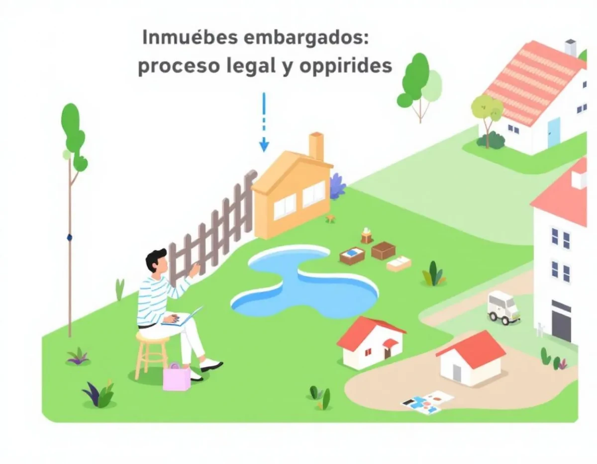 Inmuebles embargados: proceso legal y oportunidades
